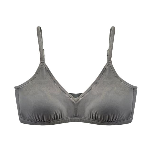 Organic Cotton Wireless Scoop Bralette