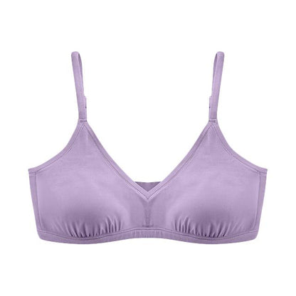 Organic Cotton Wireless Scoop Bralette