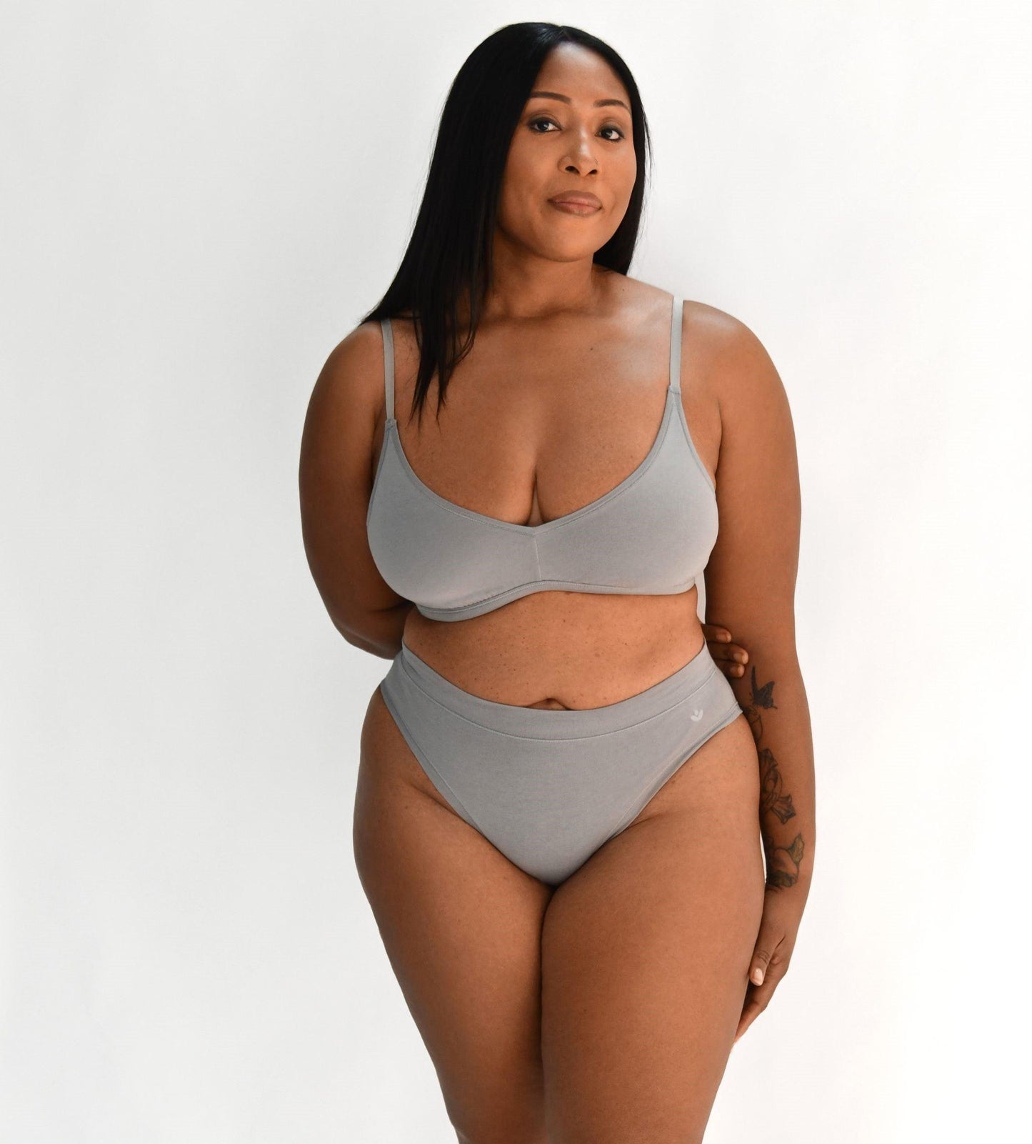 Organic Cotton High Leg Brief