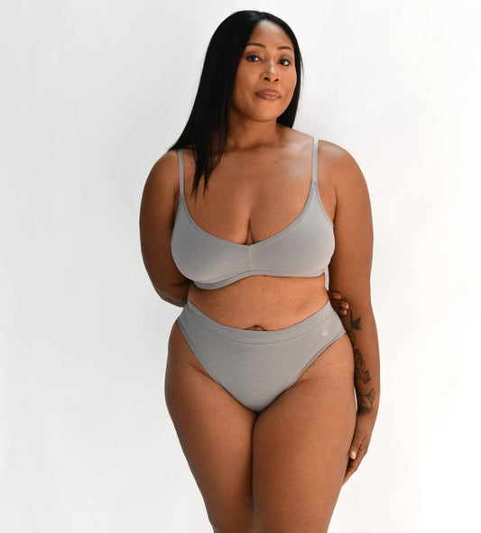 Organic Cotton High Leg Brief